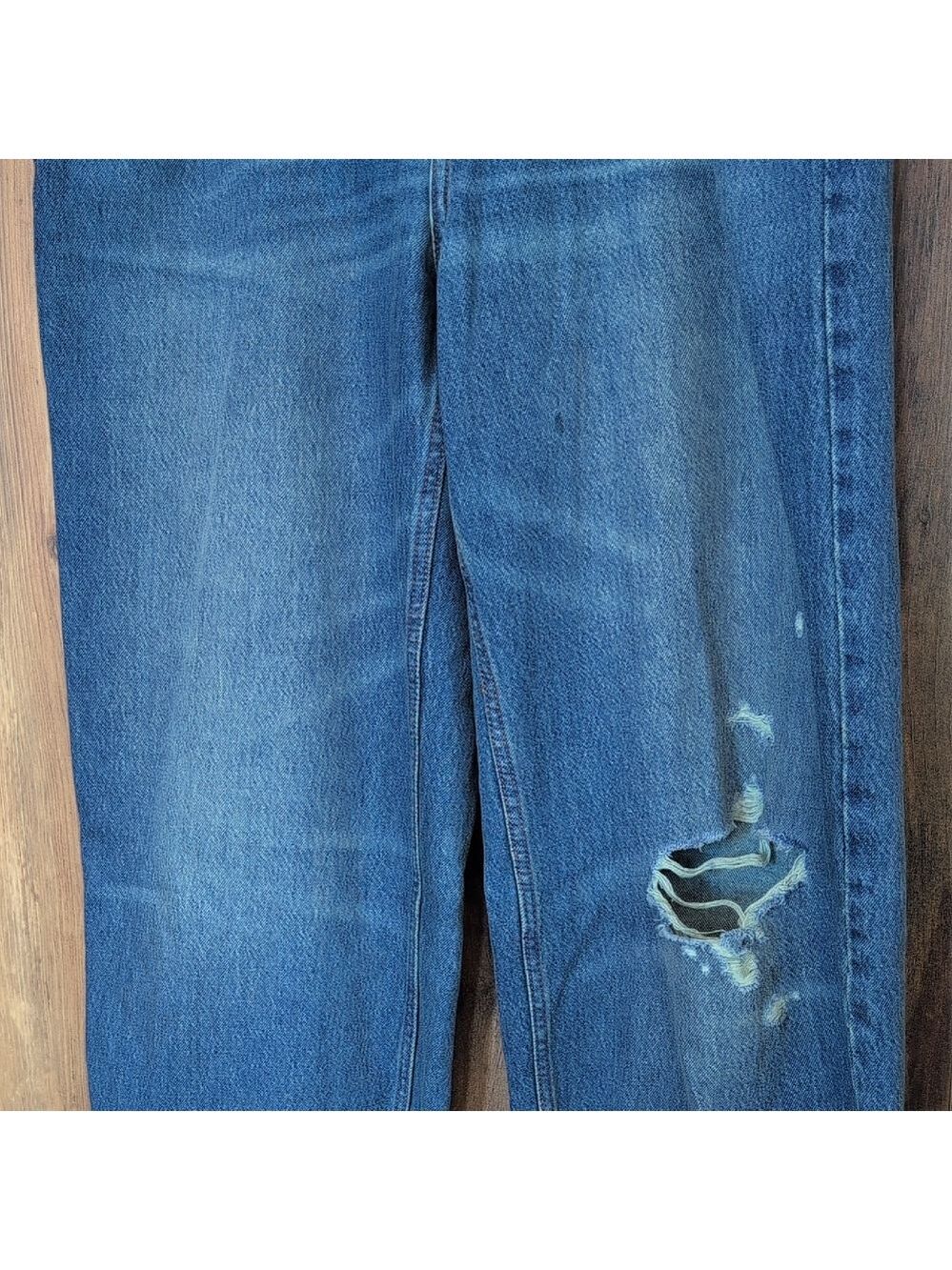 Universal Thread Mid Rise 90s Baggy Distressed Jeans 14 V287 - Picture 4 of 11